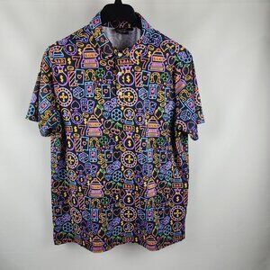 Sunday Swagger Shirt Mens Large Multicolor The Gambler Golf Polo